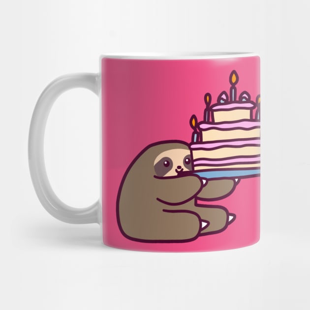Birthday cake Sloth by saradaboru